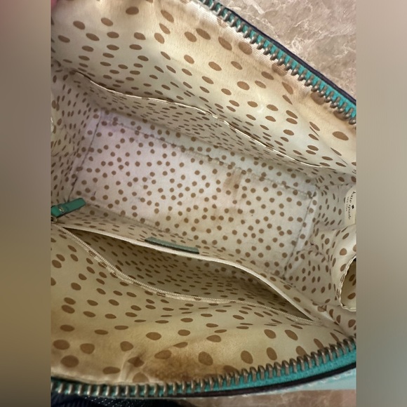 Kate Spade ♠️ teal top handle crossbody - Picture 2 of 4